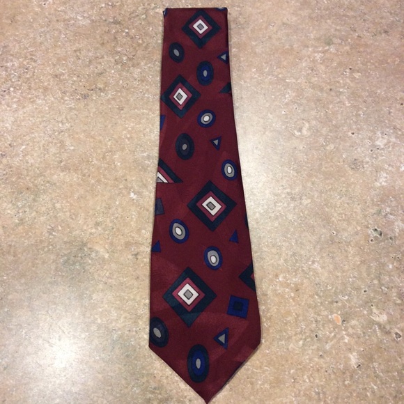 CHRISTIAN DIOR VINTAGE GEOMETRIC TIE - Picture 5 of 5
